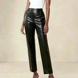 Banana Republic VEGAN LEATHER TAPERED PANT